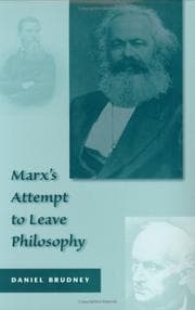 Marx's attempt to leave philosophy