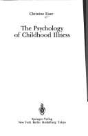 The psychology of childhood illness