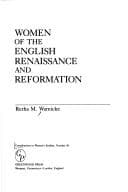 Women of the English Renaissance and Reformation