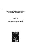 T.G. Masaryk in perspective