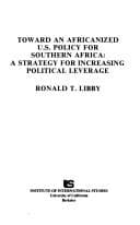 Toward an Africanized U.S. policy for southern Africa