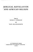 Biblical revelation and African beliefs
