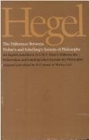 The difference between Fichte's and Schelling's system of philosophy