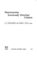 Mainstreaming emotionally disturbed children
