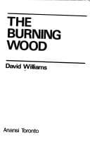 The burning wood