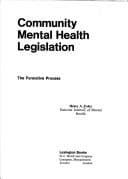 Community mental health legislation