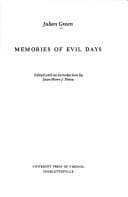Memories of evil days