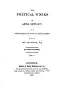 The poetical works of Anna Seward