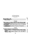 Program efficiencies at the U.S. Department of Transportation