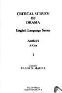 Critical survey of drama