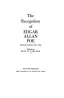 Recognition of Edgar Allan Poe