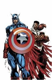 Captain America and the falcon