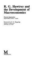 R.G. Hawtrey and the development of macroeconomics