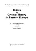 Critics and critical theory in Eastern Europe