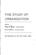 The study of urbanization