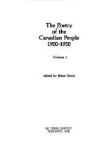 The Poetry of the Canadian people, 1720-1920