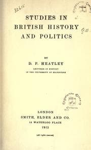Studies in British history and politics
