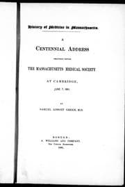 History of medecine in Massachusetts