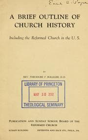 A brief outline of church history