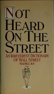 Not heard on the street