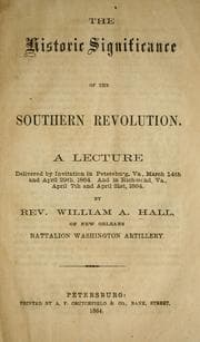 The historic significance of the southern revolution