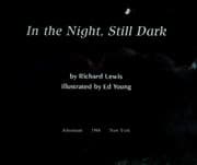 In the night, still dark