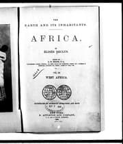The earth and its inhabitants, Africa