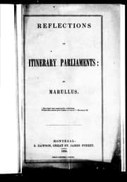 Reflections on itinerary parliaments