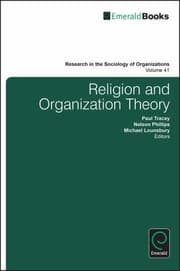 Religion And Organization Theory