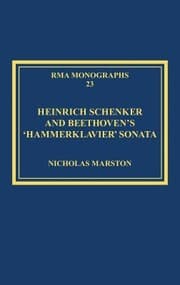 Heinrich Schenker And Beethovens Hammerklavier Sonata