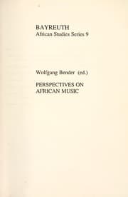 Perspectives on African music