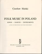 Folk music in Poland: Songs, dances, instruments