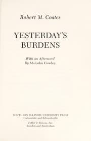Yesterday's burdens