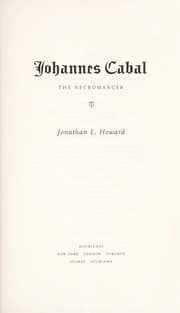 Johannes Cabal the necromancer