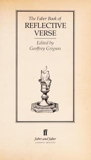 The Faber book of reflective verse