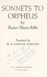 Sonnets to Orpheus