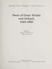 Poets of Great Britain and Ireland, 1945-1960
