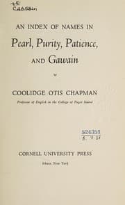 An index of names in Pearl, Purity, Patience, and Gawain