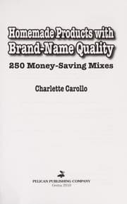 Homemade products with brand-name quality
