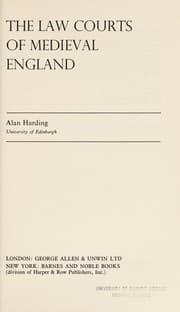 The law courts of medieval England