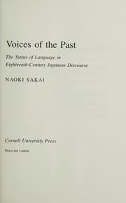 Voices of the past
