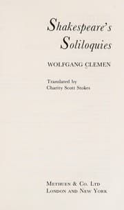 Shakespeare's soliloquies