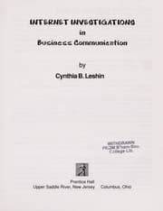 Internet investigations in business communication