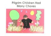 Pilgrim children had many chores