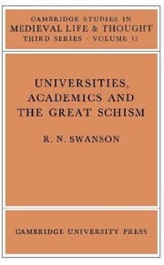 Universities, academics and the Great Schism