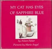 My cat has eyes of sapphire blue