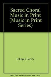Sacred choral music in print