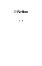 Civil War humor
