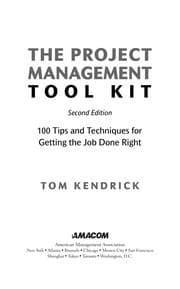 The project management tool kit