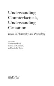 Understanding counterfactuals, understanding causation